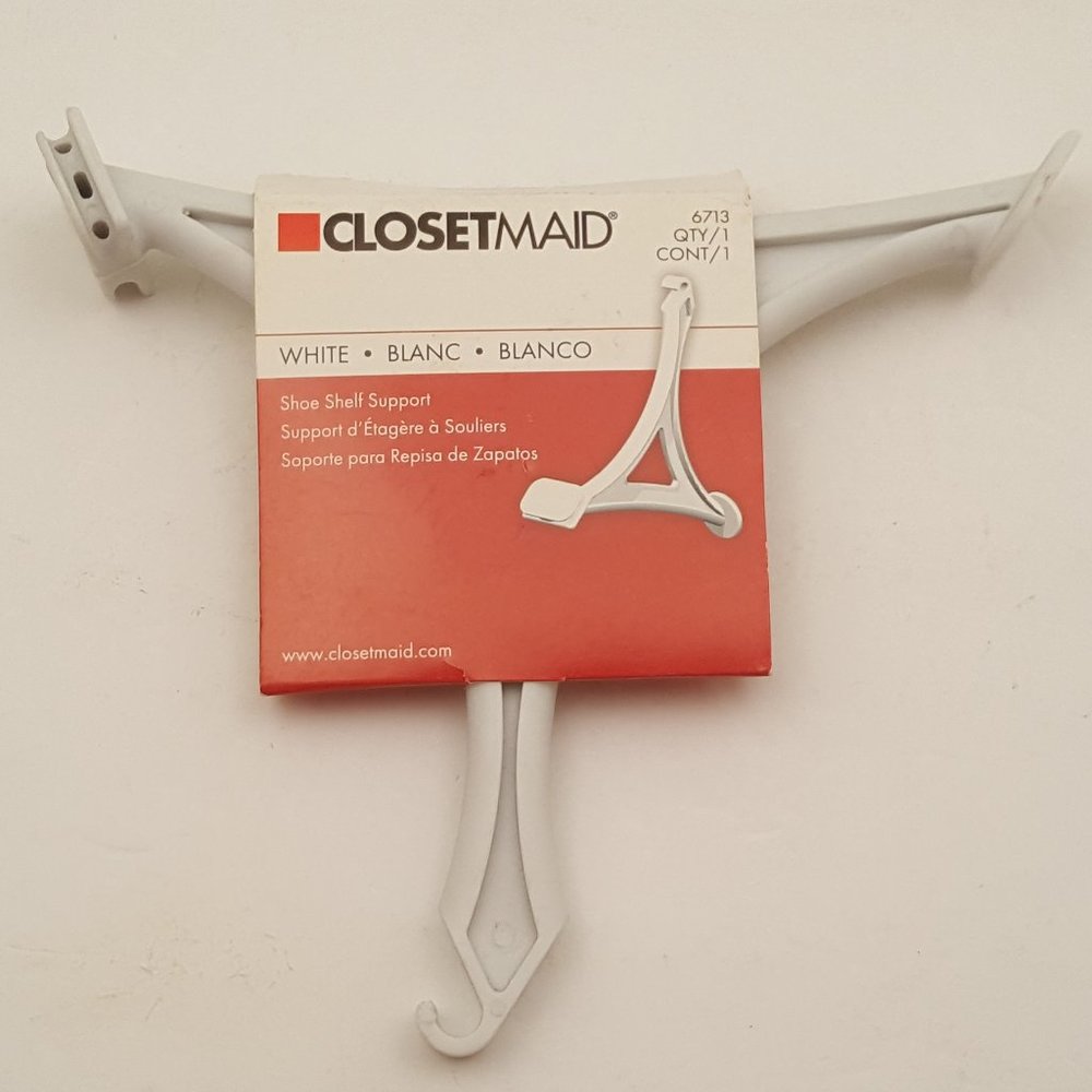 CLOSETMAID Shoe Shelf Support | 6713 | 01-19135-12 | NEW
